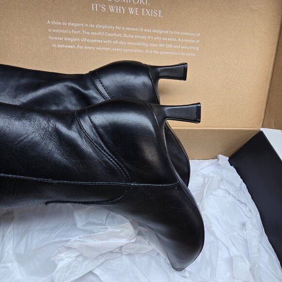 Naturalizer Deesha Women’s Black Leather Knee High Boots Size 9M - - Picture 10 of 11